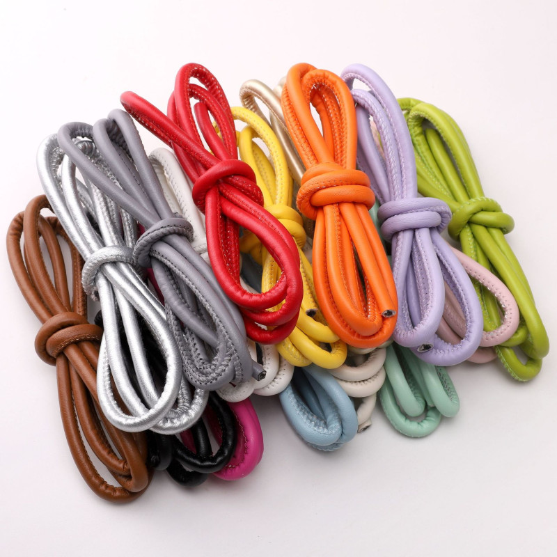 6mmpu Leather Rope Mobile Phone Chain Pendant Imitation Diy Handmade Bag Jewelry Material