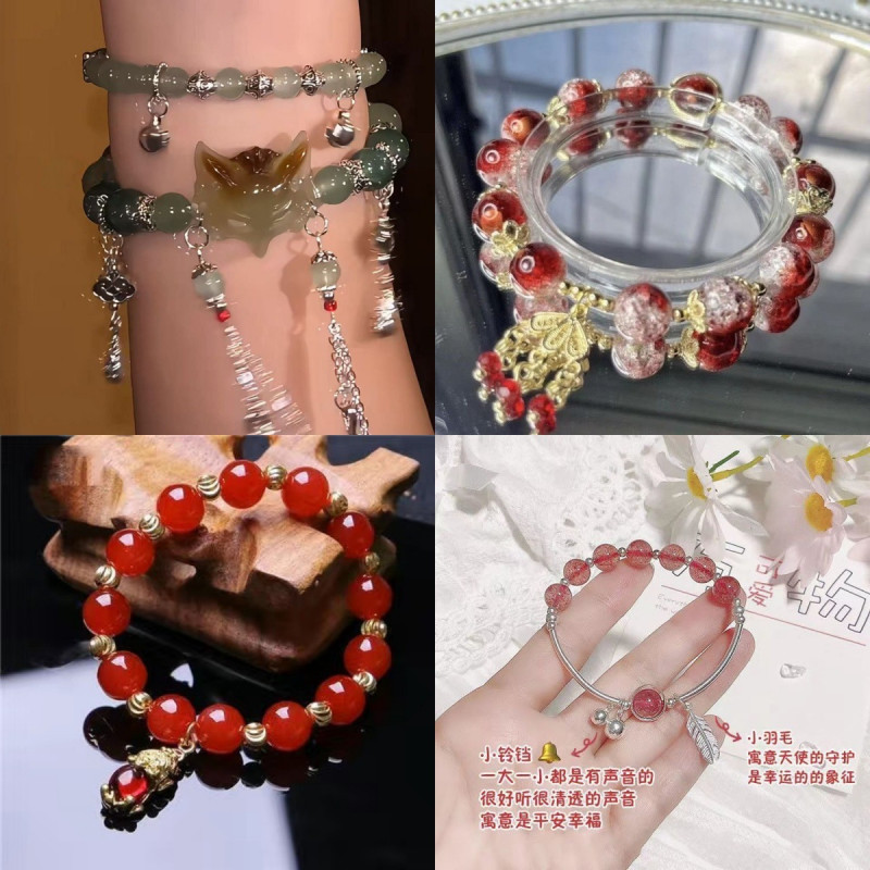 [low Price Running Volume] Mermaid Falls Fish Tail Tassel Butterfly Bracelet Women's