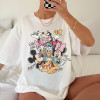 Cotton Retro Mickey and Friends Signatures Shirt, Magical