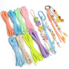 Multicolor Nylon 7-core Luminous Paracord Rope Beading Handmade Diy Bracelet Necklace