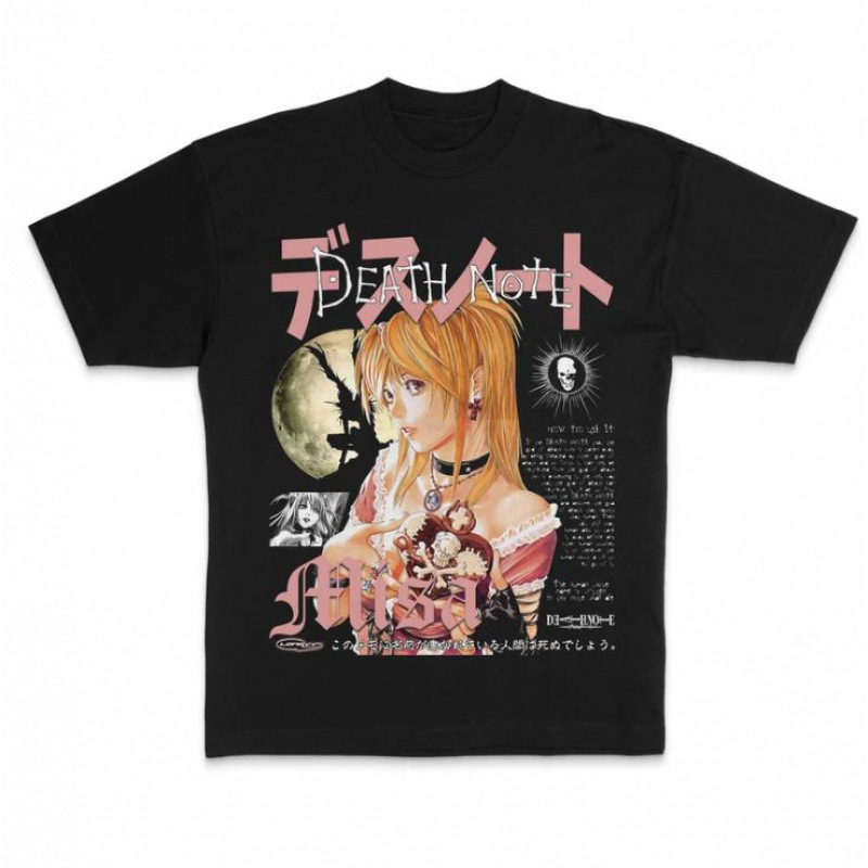 Cotton Misa Vintage Graphic Tees, Death Note Tshirt, Deat
