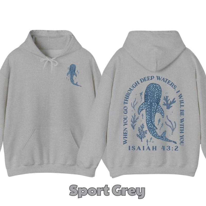 Cotton Whale Shark Tshirt, Hoodie Beachy Shirt, Shi