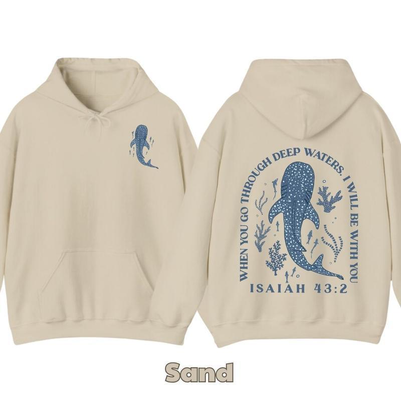 Cotton Whale Shark Tshirt, Hoodie Beachy Shirt, Shi