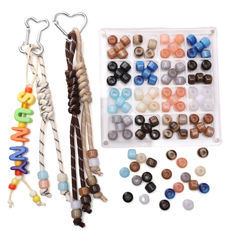 Resin Large Hole Beads Loose Diy Necklace Bracelet Jewelry Accessories Mobile Phone Chain