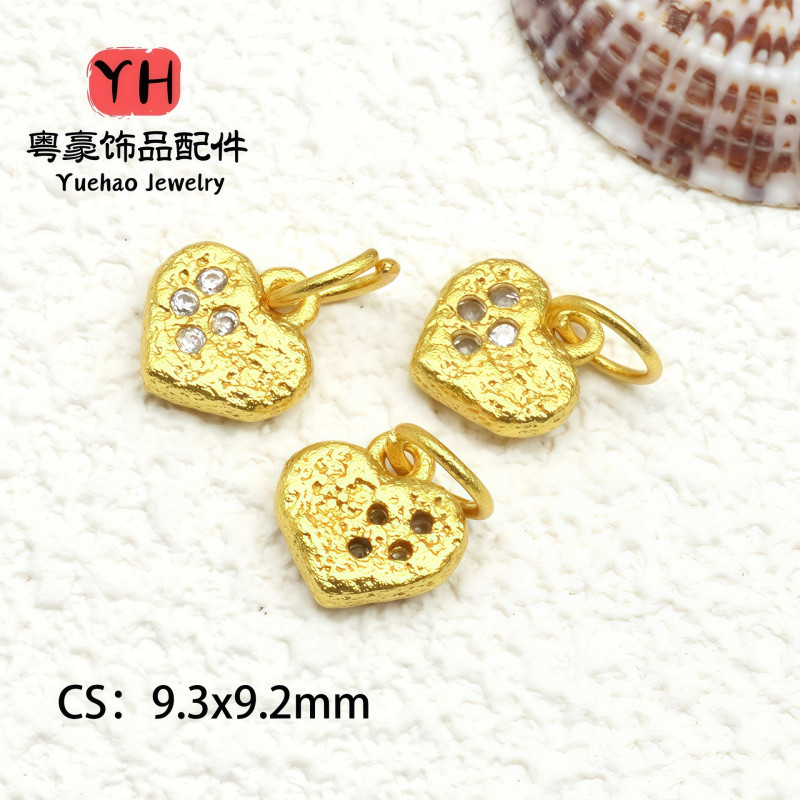Color-preserving Sand Gold Accessories Diy Jewelry Auspicious Cloud Fortune Pendant