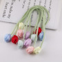 Elegant French Tulip Bud Diy Handmade Hair Ties Headdress Clothing Decoration Materials