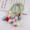 Elegant French Tulip Bud Diy Handmade Hair Ties Headdress Clothing Decoration Materials
