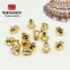 18k Gold-filled Color-preserving Bullet Ear Plugs That Won’t Loosen, Korean-made High-end