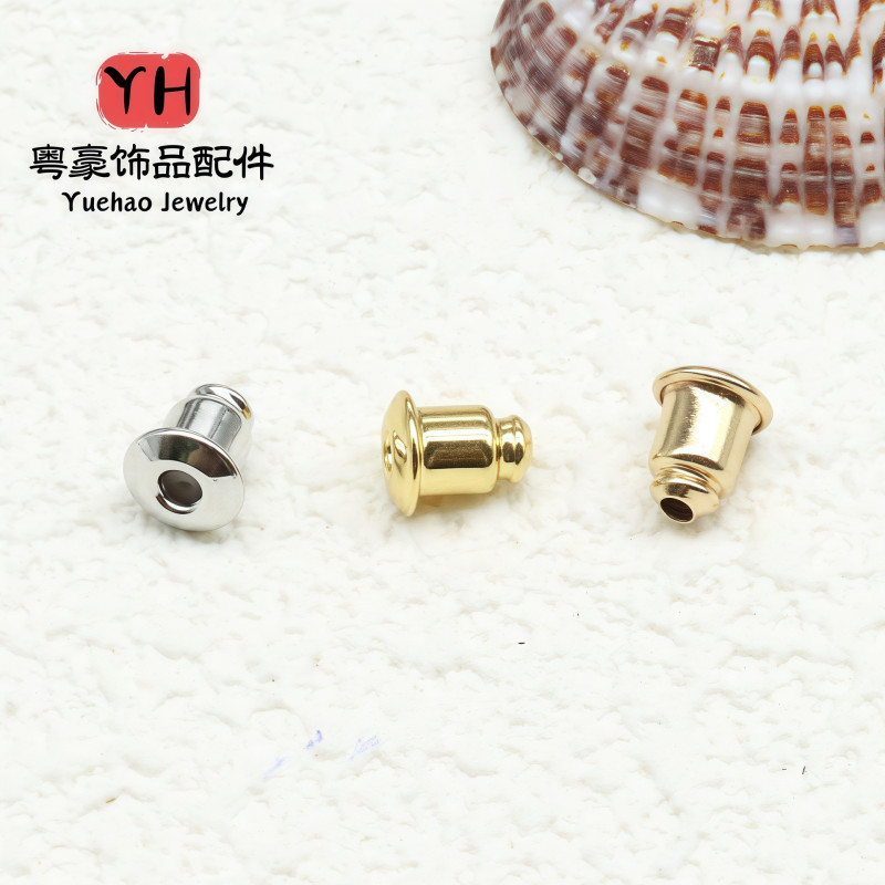 18k Gold-filled Color-preserving Bullet Ear Plugs That Won’t Loosen, Korean-made High-end