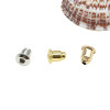 18k Gold-filled Color-preserving Bullet Ear Plugs That Won’t Loosen, Korean-made High-end