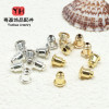 18k Gold-filled Color-preserving Bullet Ear Plugs That Won’t Loosen, Korean-made High-end