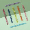 5cm Color Paint Extension Chain Tail Diy Jewelry Keychain Bag Pendant Auxiliary Material