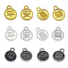 National Style Sand Gold Peace and Joy Pendant Bracelet Beaded Handle Diy Accessories