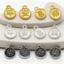 National Style Sand Gold Peace and Joy Pendant Bracelet Beaded Handle Diy Accessories