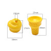 Acrylic Painted Ice Cream Cone Beads Loose Handmade Diy Bracelet Mobile Phone Chain