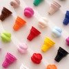 Acrylic Painted Ice Cream Cone Beads Loose Handmade Diy Bracelet Mobile Phone Chain