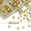 Acrylic English Letter Beads, Square Flat Round Separated Handmade Diy Bracelets, Hand