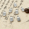 Gold and Silver National Style Fortune Tag Bracelet Diy Accessories Beaded Material Alloy