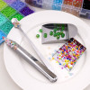 Stainless Steel Earless Strip-shaped Square-head Shovel Rice Bead Tool Handmade Diy