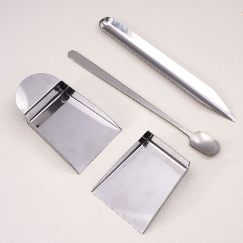 Stainless Steel Earless Strip-shaped Square-head Shovel Rice Bead Tool Handmade Diy