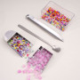 Stainless Steel Earless Strip-shaped Square-head Shovel Rice Bead Tool Handmade Diy