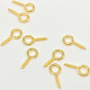 Horn Nails Diy Jewelry Accessories Pearl Screws Self-tapping Punching Sheep Eye Cute