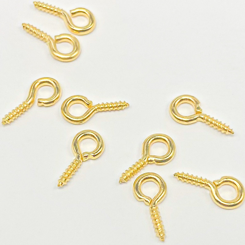 Horn Nails Diy Jewelry Accessories Pearl Screws Self-tapping Punching Sheep Eye Cute