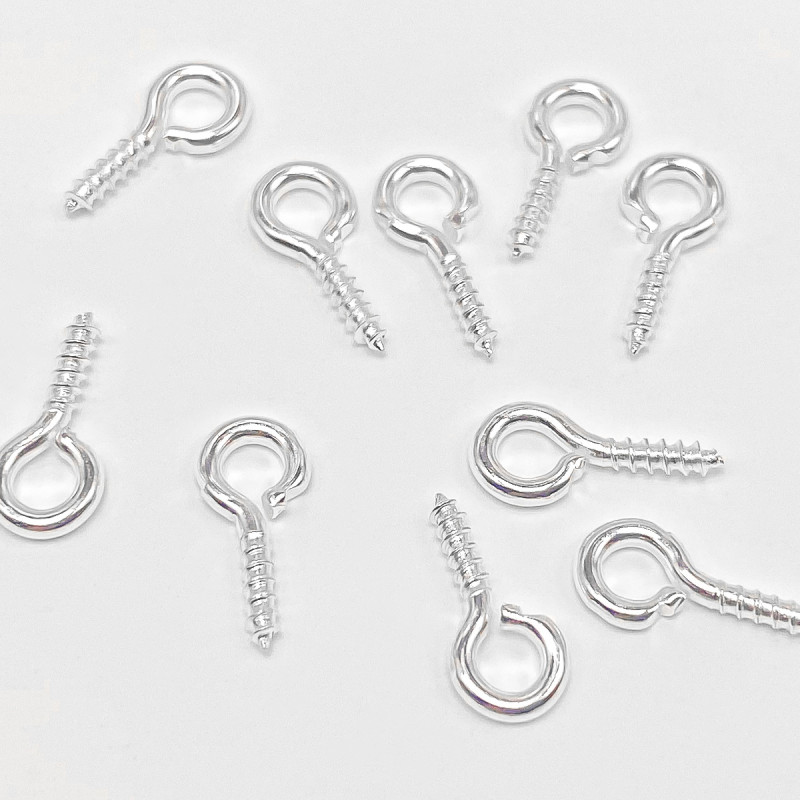 Horn Nails Diy Jewelry Accessories Pearl Screws Self-tapping Punching Sheep Eye Cute