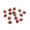 New Red Strawberry Diamond Resin Pendant Diy Handmade Earrings Keychain Accessories