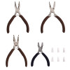 Handmade Diy Tools, Wire Crimping Pliers, Six-section Nylon Rubber Head Making Bracelets