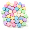 Acrylic Cream Large Hole Beads Five-pointed Star Plum Blossom Love Handmade Diy Mobile