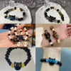 Cute Kitty Cat Candy Color Bracelet Love Bell Versatile Student Bracelet