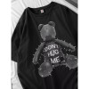 European Code Cotton Doberman T-shirts Women Dog Prints Tops S
