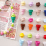 Acrylic Lacquered Ice Cream Cone Loose Beads Handmade Diy Beaded Bracelet Necklace