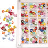 5 Alloy Spray-painted Letter Beads Hand-strung Hand-made Diy Bracelet Necklace Jewelry