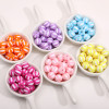 12mm Acrylic Watermelon Pattern Two-color Round Beads Bead Material Loose Diy Handmade