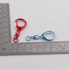 Color Electrophoresis Alloy C Buckle with 8-character Keychain Diy Handmade Toy Doll