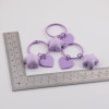 Small Fresh Star Acrylic Love Metal Keychain Handmade Diy Bag Decoration Pendant Jewelry