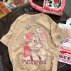 Pure Cotton Cartoon Anime Short-sleeved T-shirt for Women 2024 Summer New Loose and