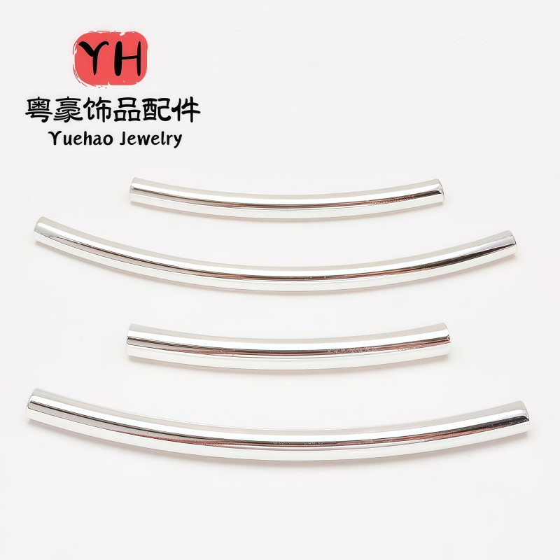 14k Gold-filled Color-preserving Glossy Elbow Pipe Diy Handmade Round Beading Material