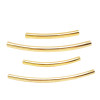 14k Gold-filled Color-preserving Glossy Elbow Pipe Diy Handmade Round Beading Material