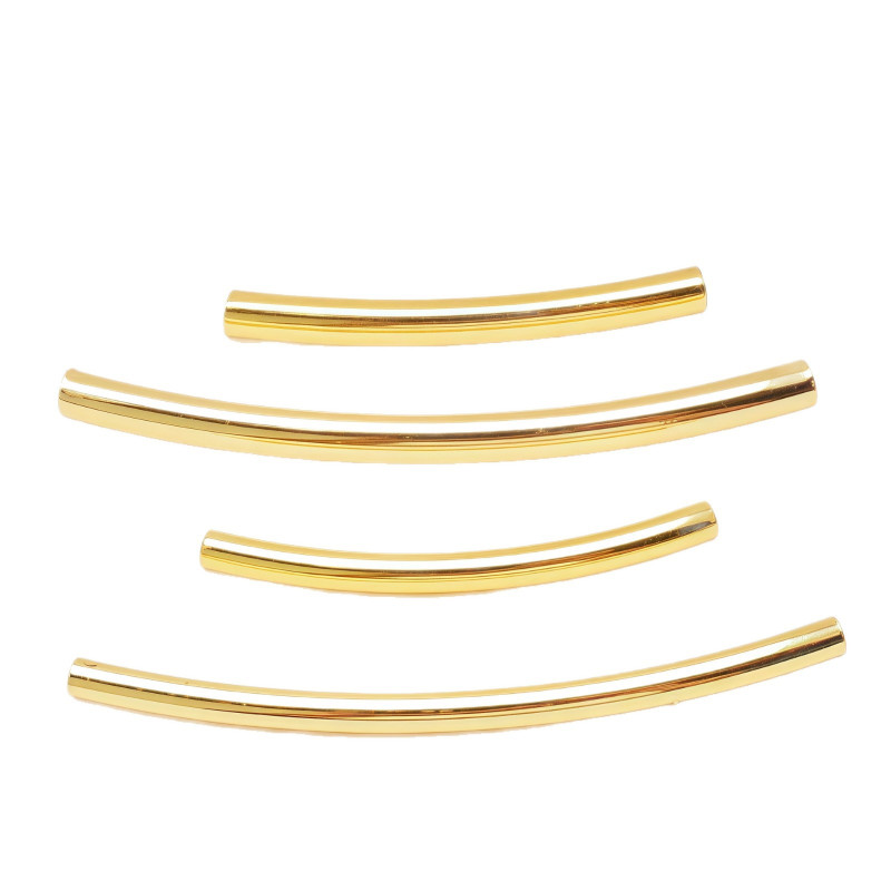 14k Gold-filled Color-preserving Glossy Elbow Pipe Diy Handmade Round Beading Material