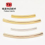14k Gold-filled Color-preserving Glossy Elbow Pipe Diy Handmade Round Beading Material