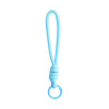 Colorful and Versatile Hand-woven Rope Mobile Phone Lanyard Short Doll Keychain Anti-lost