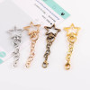 Five-pointed Star Chain with Lobster Clasp Set Metal Keychain Handmade Diy Plush Doll