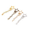 Five-pointed Star Chain with Lobster Clasp Set Metal Keychain Handmade Diy Plush Doll