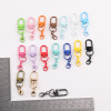 Candy Color Paint Revolving Door Buckle Hanging Lobster Set Diy Handmade Plush Toy Key