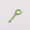 Candy-colored Paint Spring Ring Four-section Chain Hanging Lobster Buckle Key Pendant Diy