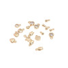14k Gold-filled Color-preserving Love Pendant, Micro-inlaid Diy Jewelry Accessories