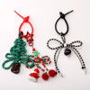Colorful Silicone Double-hole Gourd Tie Multi-functional Tie About 20cm Long Handmade Diy